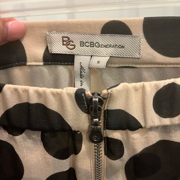 BCBGeneration Polka Dot Skirt - Picture 2 of 3